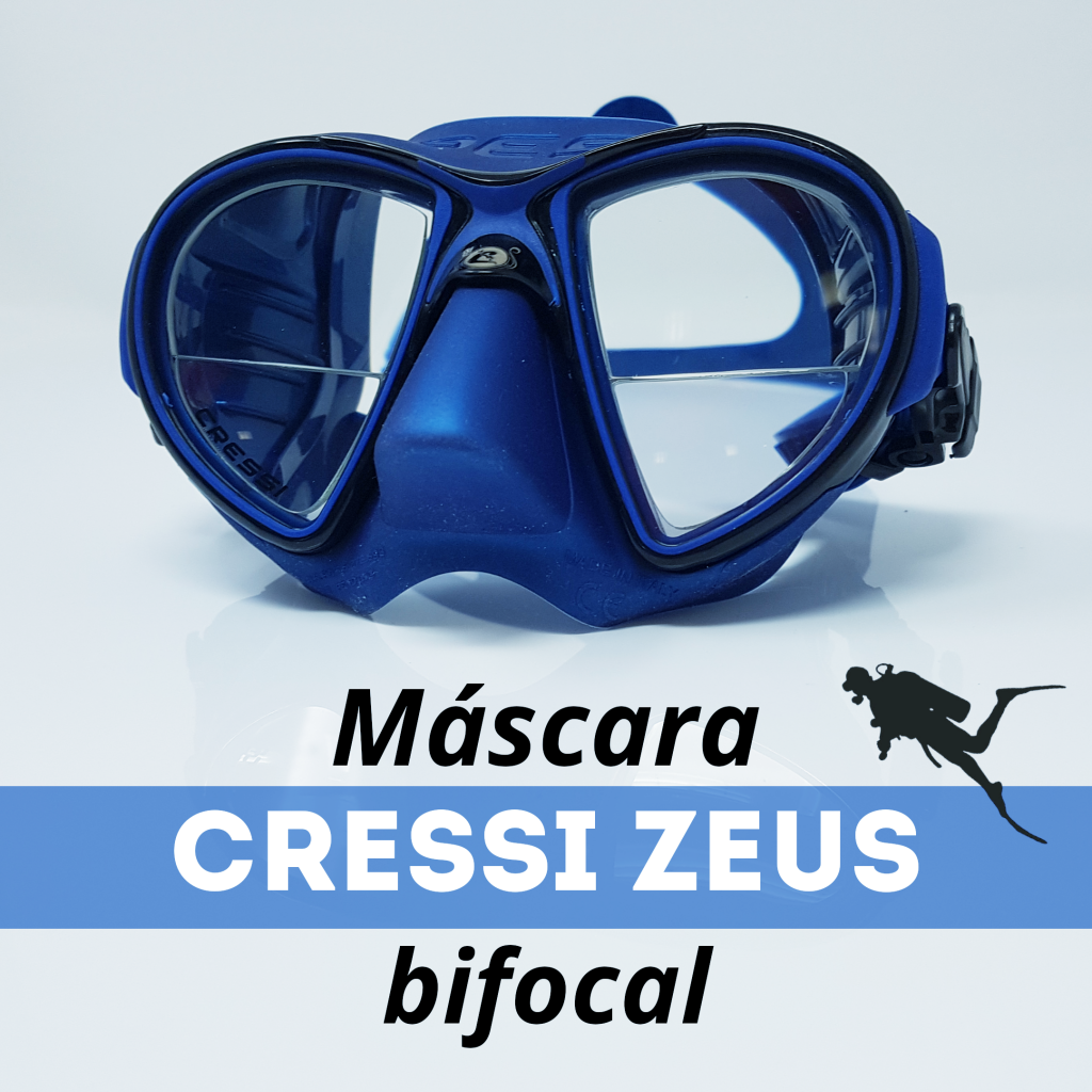 máscaras de submarinismo graduadas cressi zeus