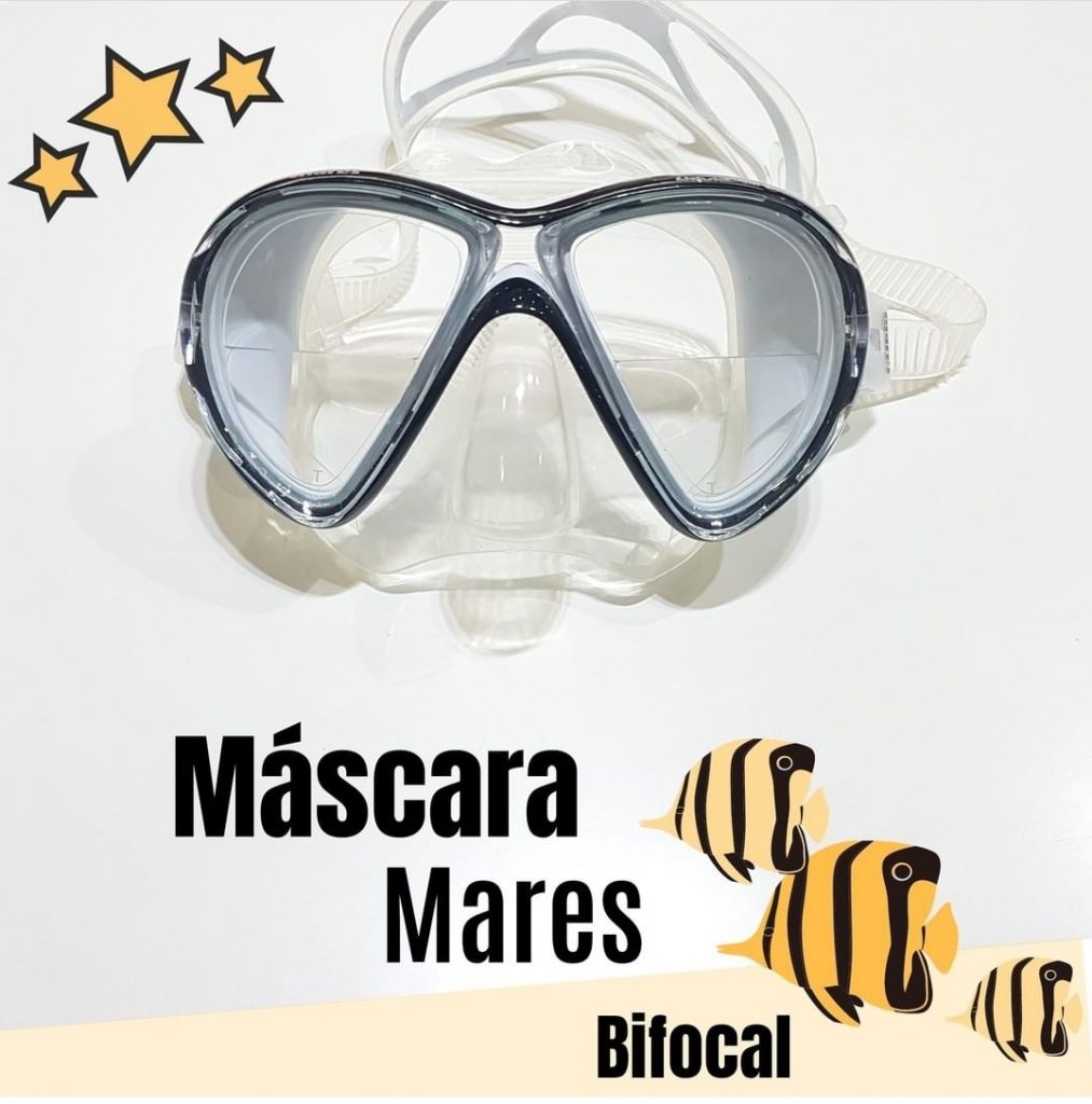 mascaras mares graduadas bifocal transparente