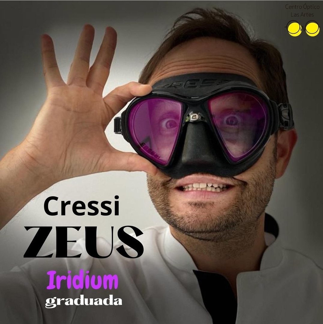 Máscara de buceo graduada Cressi Focus, Gafas graduadas