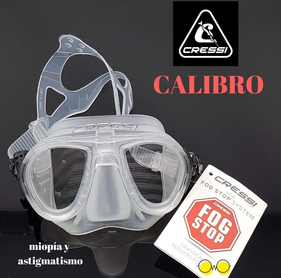 Máscara de buceo Cressi Calibro con lentes espejadas