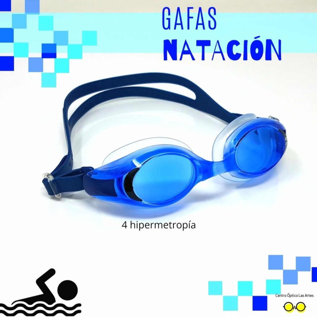 gafas graduadas de natación kulhi azules
