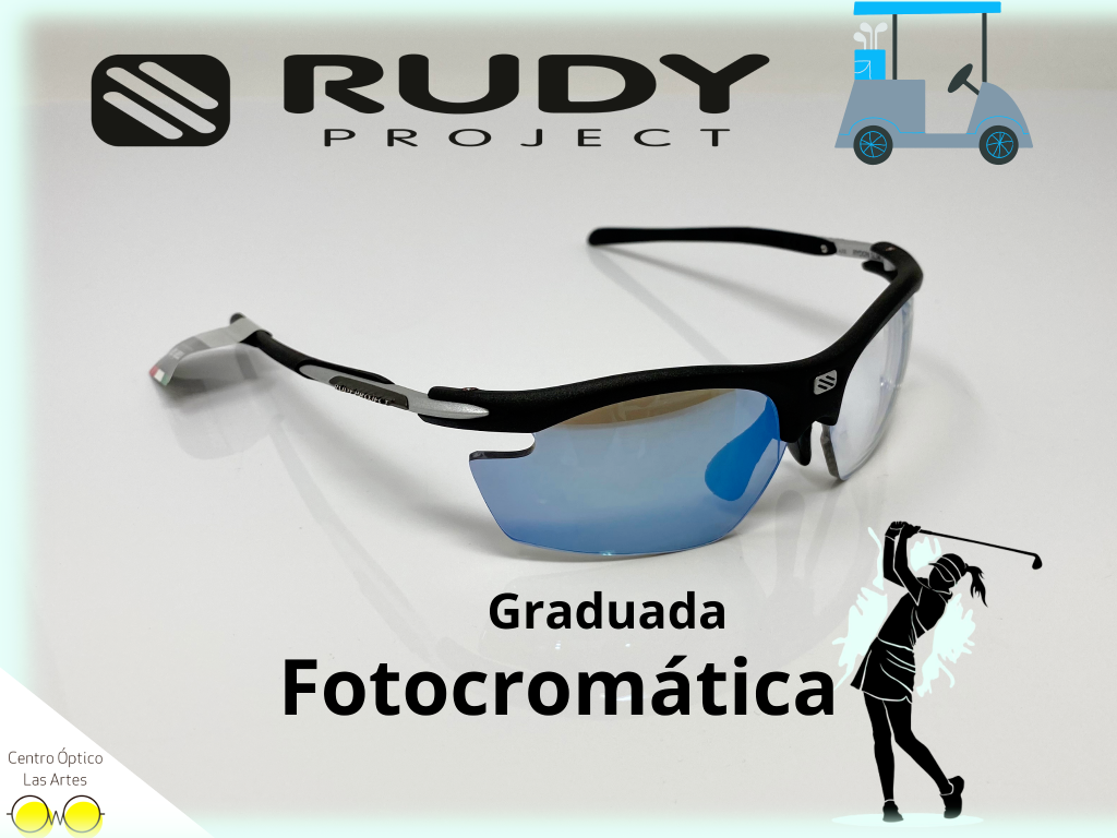 gafas para golf graduadas fotocromatica azul