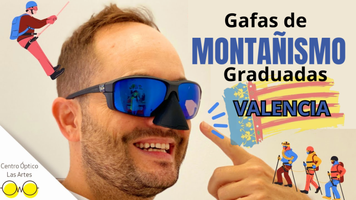 gafas de montañismo graduadas en valencia con lentes azules