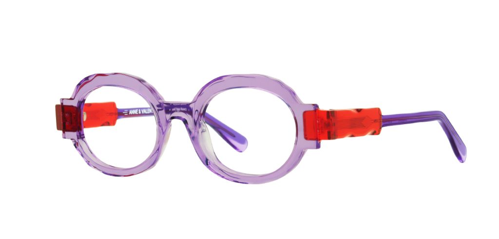 Gafas moradas